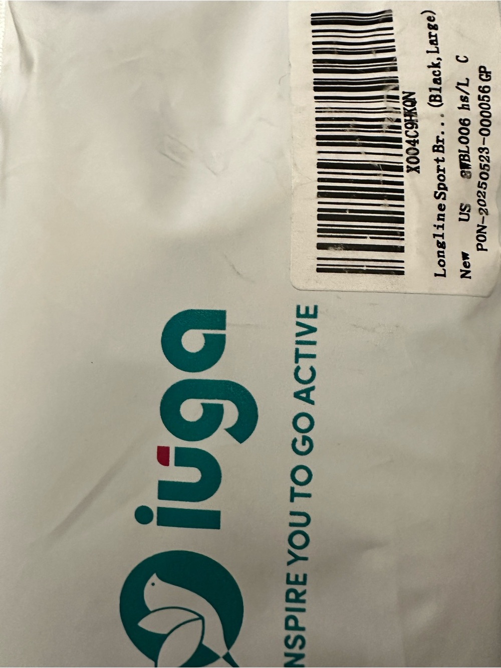 NWT IUGA PowerTight High Waisted Leggings XL Black Compression Side Pocket - Picture 13 of 16